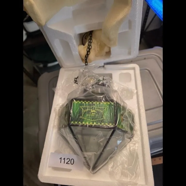 John Deere Christmas Ornament Diamond Shape