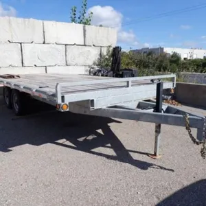 2019 J&J Trailer with Hiab 008T Knuckle Crane & 2J