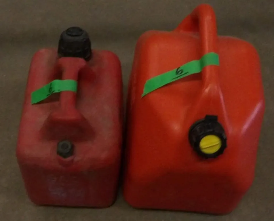 UNCLAIMED STORAGE: 2 JERRY CANS