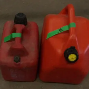 UNCLAIMED STORAGE:  2 JERRY CANS