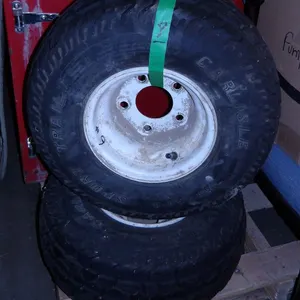 2 - 18.5 X 8.5 X 8 TRAILER TIRES & RIMS (ROUGH CONDITION)