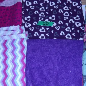 UNCLAIMED STORAGE:  5 BUNDLES ASSORTED FABRIC