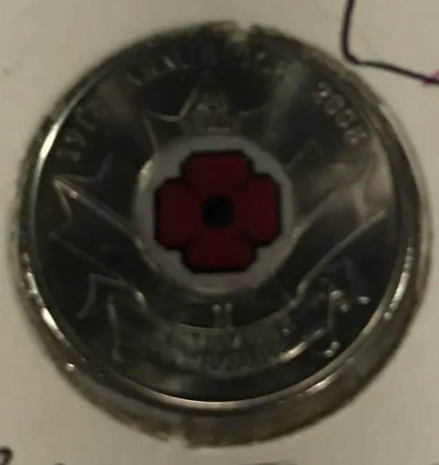 2008 CH/BU CANADA ARMISTICE REMEBRANCE QUARTER