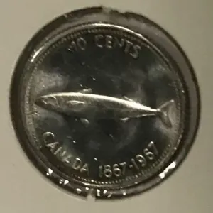 1967 CH/BU CANADA SILVER FISH DIME