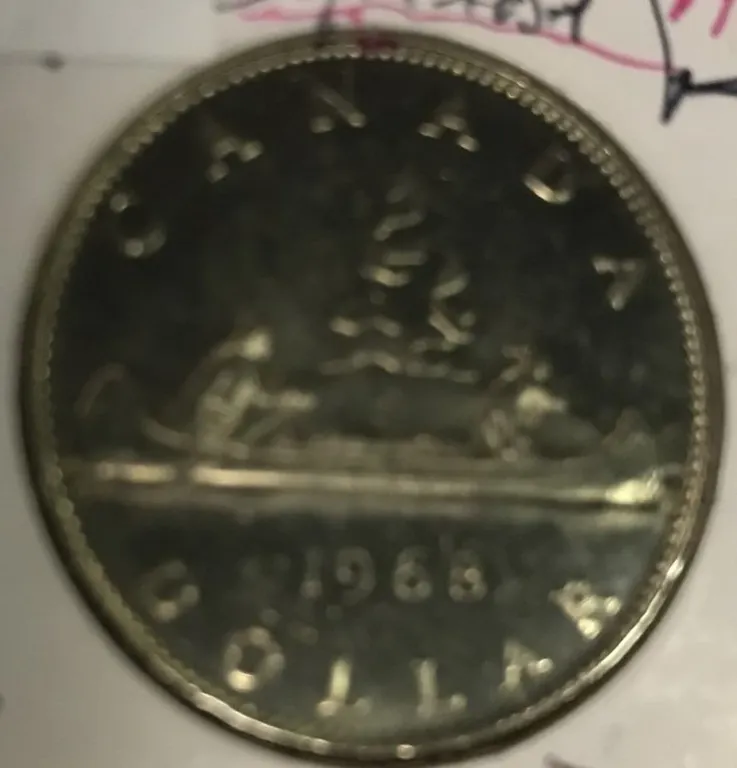 1968 UNCIRCULAED CANADA VOYAGER DOLLAR
