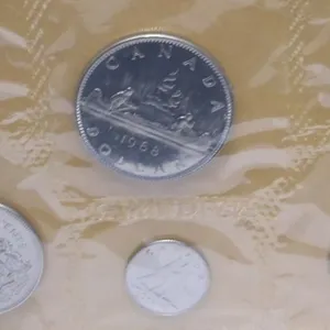 1961, 1962, & 1963 CANADA 12 SIDED BU NICKELS