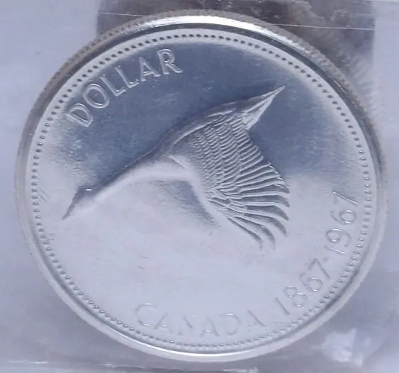 1967 PROOF MINT SEALED CANADA SILVER DOLLAR