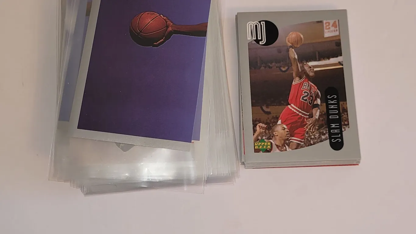1998 UPPER DECK MJ MICHAEL JORDAN NBA STICKER SET (NEAR COMPLETE)