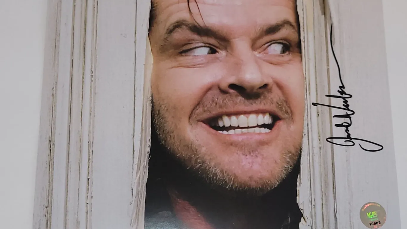 SIGNED JACK NICHOLSON MOVIE PHOTO