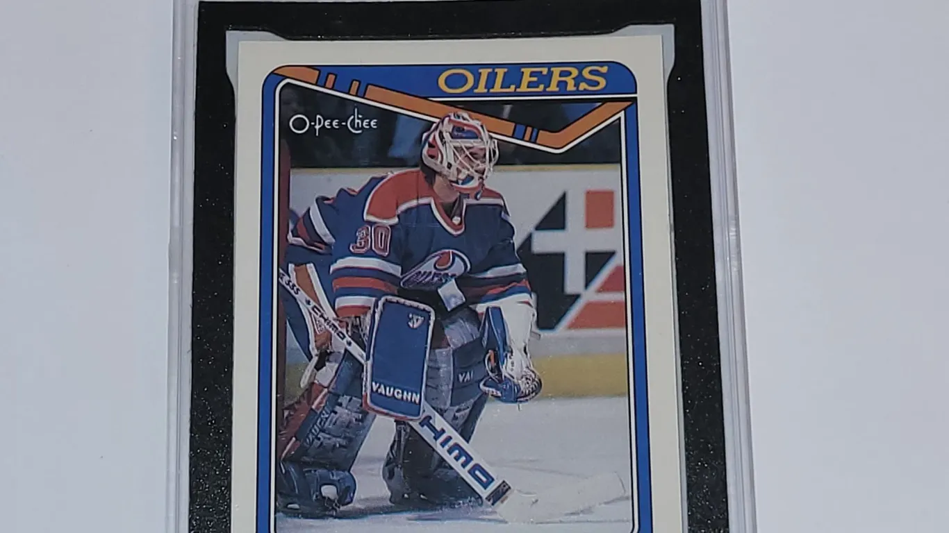 1990-91 O-PEE-CHEE #226 BILL RANFORD (GRADED 9.5 NGM)