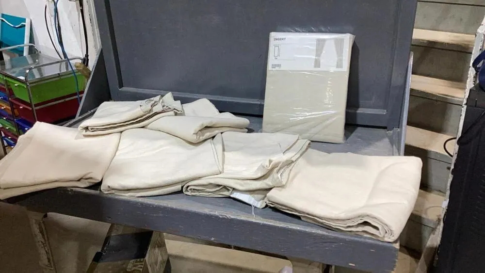 CURTAINS - IKEA “INGERT” - 4 SETS
