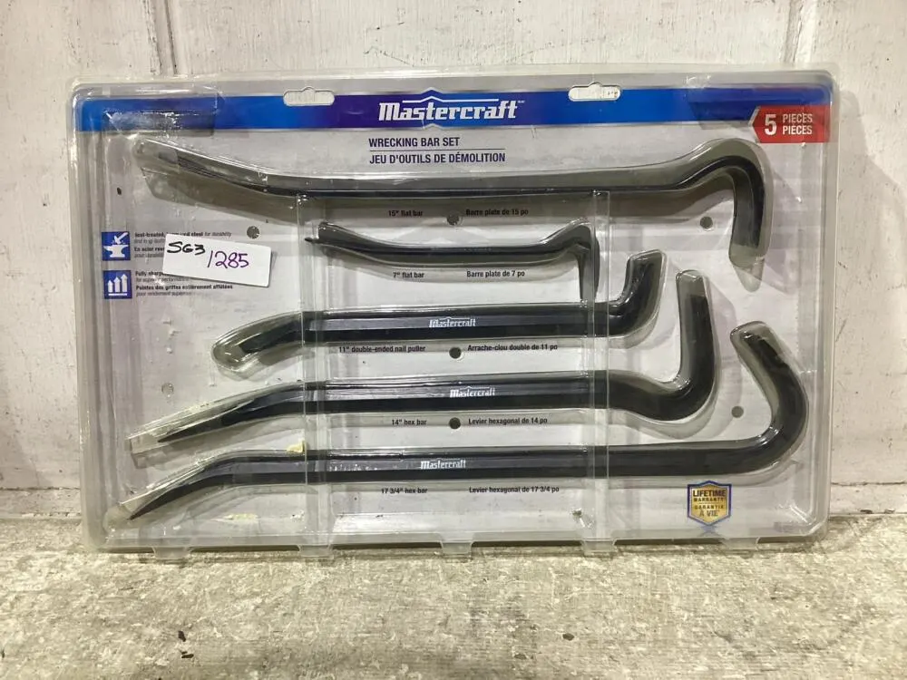 MASTERCRAFT WRECKING BAR SET