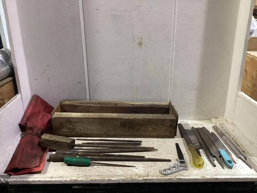 SHOP BOX OF MIXED FILES