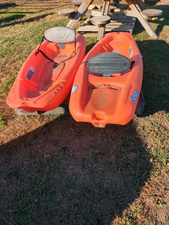 2 Pelican Solo Paddle Boats