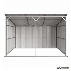 SDLanch SDLGM1220F Galvanized Livestock Shed
 UNRESERVED
