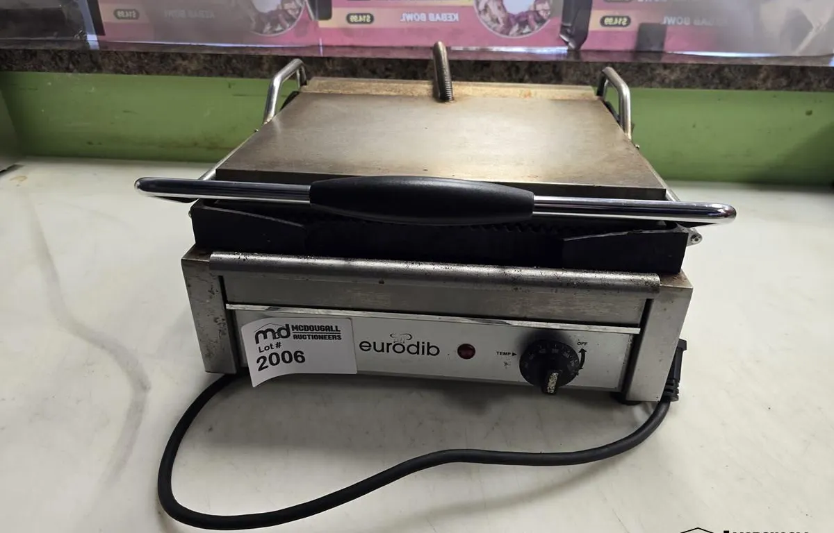 Eurodib SFE02345-120 Panini Sandwich Grill
UNRESERVED