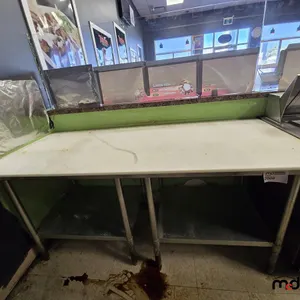 Stainless Steel Prep Table w/ Cutting Surface
 UNRESERVED