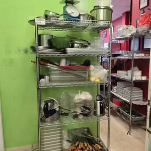 Assorted Commercial Kitchenware & Wire Rack
 UNRESERVED
