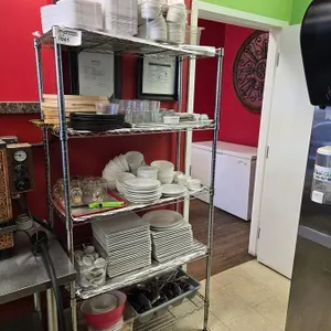 Assorted Commercial Kitchenware & Wire Rack
 UNRESERVED