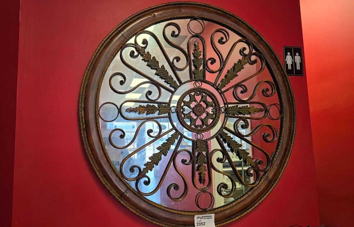 Ornate Round Wall Mirror
UNRESERVED