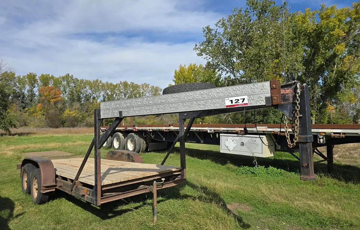 2015 Home Built T/A Flat Deck Gooseneck Trailer
UNRESERVED