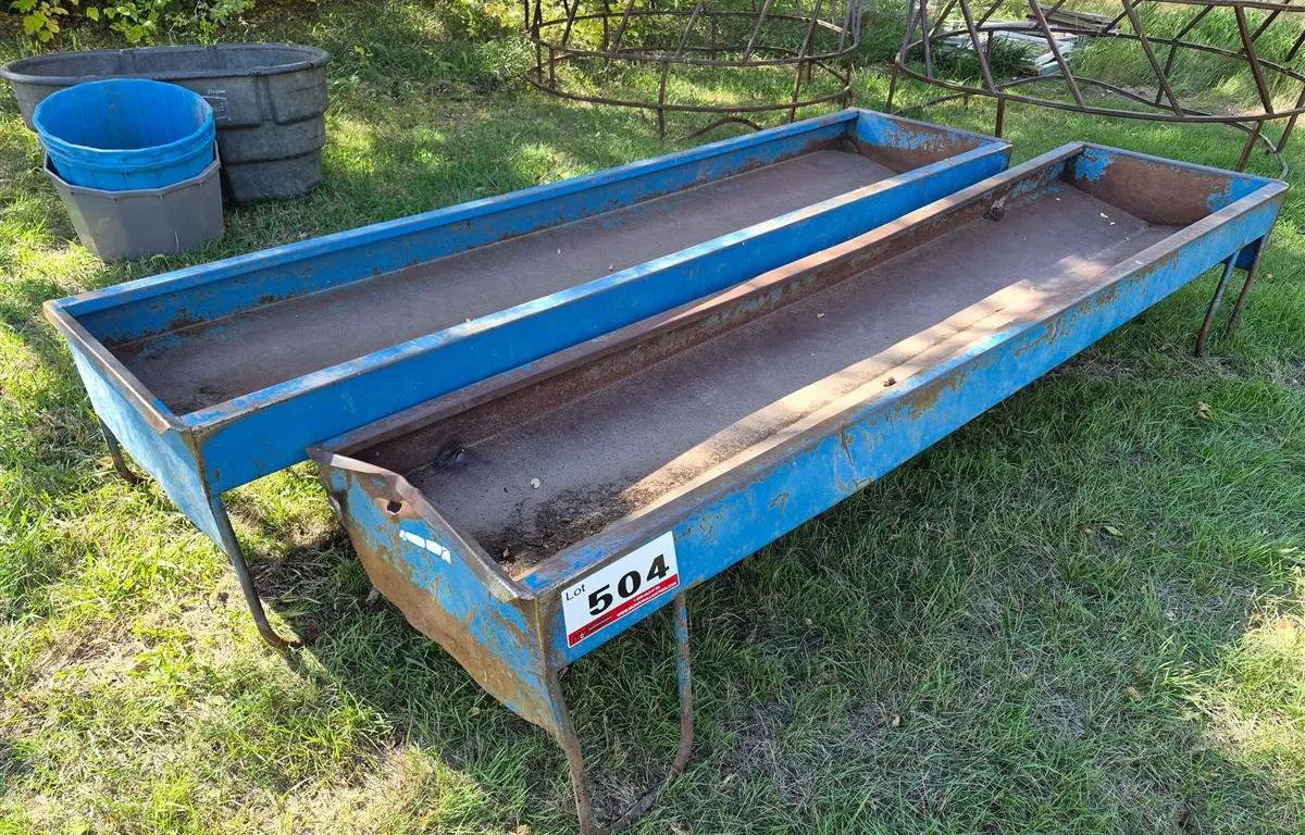 (2) Steel Livestock Feed Bunks
UNRESERVED