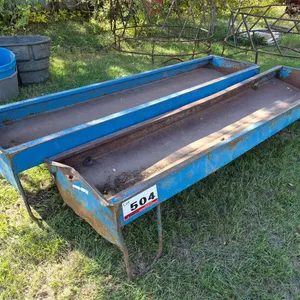 (2) Steel Livestock Feed Bunks
 UNRESERVED