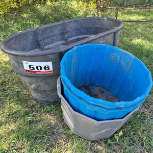 Rubbermaid Stock Tank and Plastic Tubs
 UNRESERVED