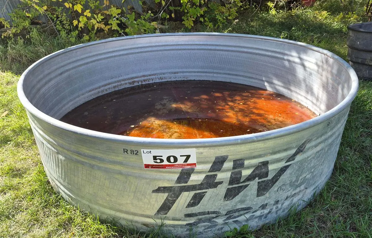 Galvanized Round Livestock Water Tank
UNRESERVED