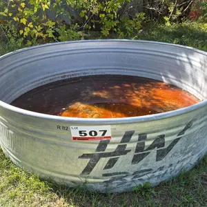 Galvanized Round Livestock Water Tank
 UNRESERVED