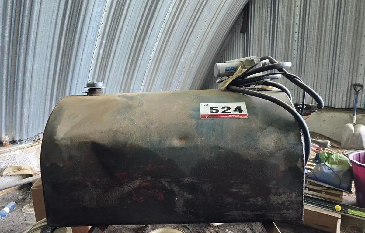 Westeel Rosco Fuel Tank with GPI Pump
UNRESERVED