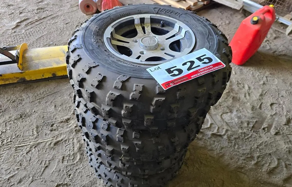4 Razr AT25x10R12 ATV Tires w/ Rims
UNRESERVED