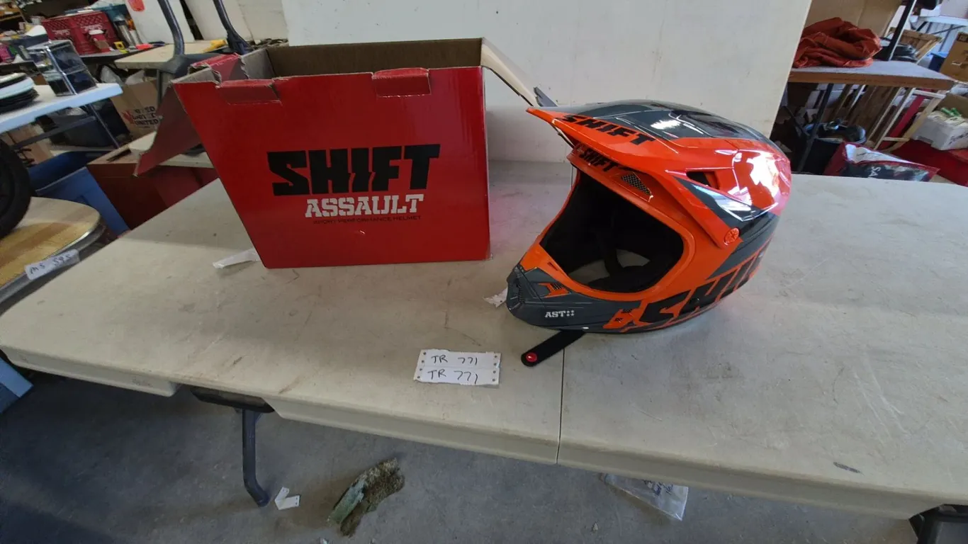Shift Assault Full-Face Helmet and Original Box