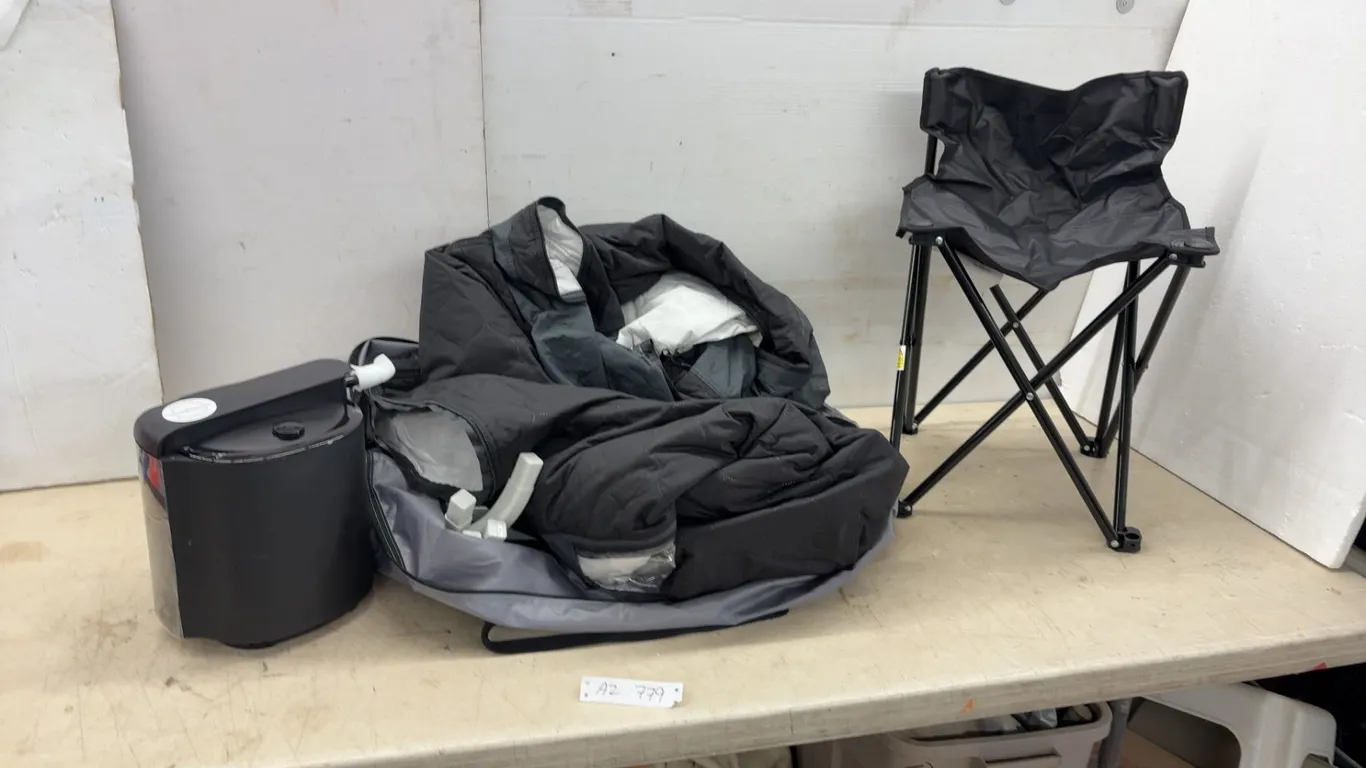 Homedics Premium Steam Sauna, Model SPE-SN400, with Folding Camp Chair
