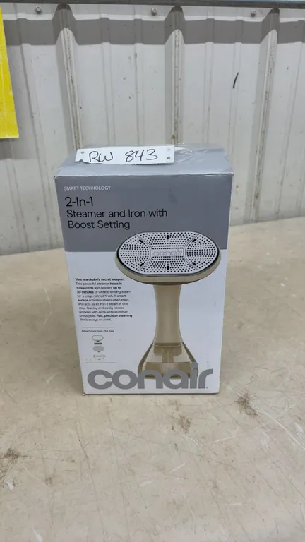 Conair 2-in-1 Steamer and Iron - New Or Store Return