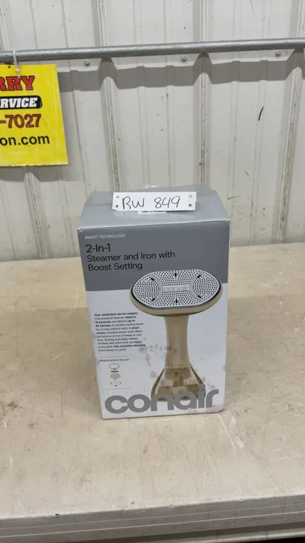Conair 2-in-1 Steamer and Iron - New or Store Return
