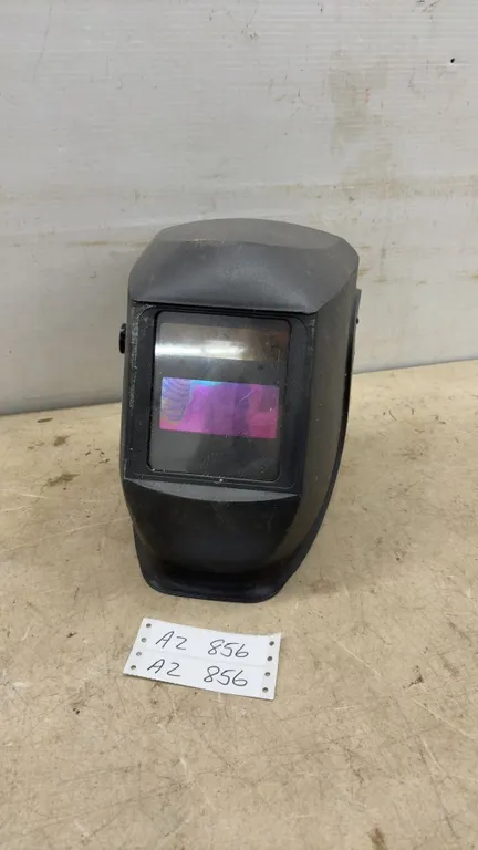 Black Auto-Darkening Welding Helmet with Adjustable Shade Control
