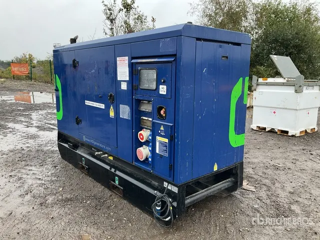 2015 Harrinton HRD1000T 100 kVA Skid-Mounted Generator Set