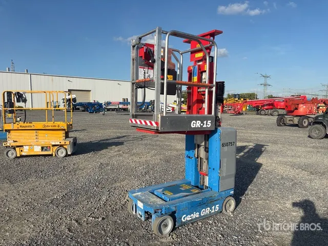 2016 Genie GR15 Vertical Mast Lift