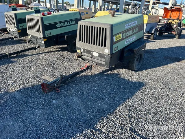 2018 Sullair 185DPQ 185 cfm Mobile Air Compressor