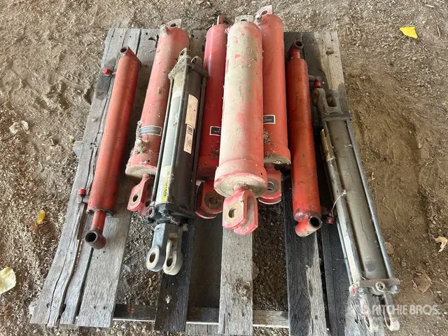 Quantity of (8) Assorted Hydraulic Cylinder