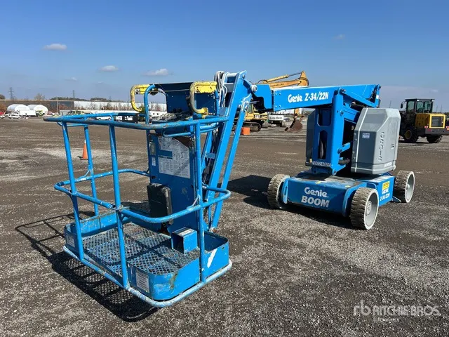 2017 Genie Z34/22N 2WD Electric Articulating Boom Lift