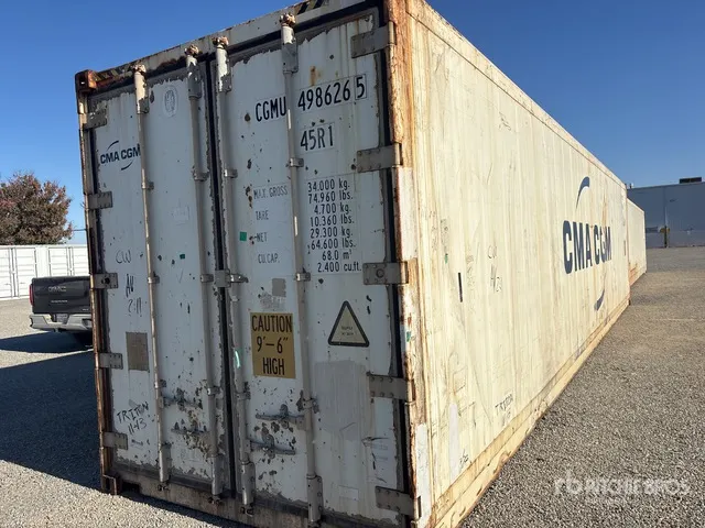 2007 40 ft High Cube Refrigerated Storage Container