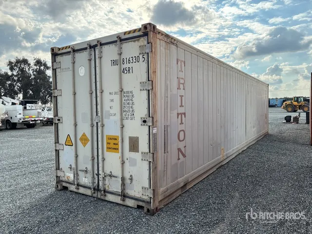 High Cube 40 ft Refrigerated Storage Container (Inoperable)