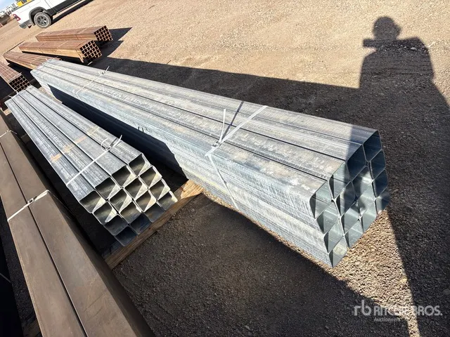 Quantity of (16) 4x4 SQ 20 ft Steel