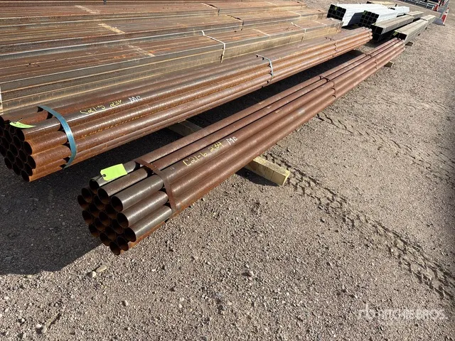 Quantity of (19) 2 7/8 OD 25 ft Steel