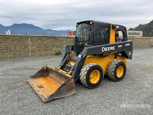 2012 John Deere 326D Two-Speed High Flow Skid Steer Loader