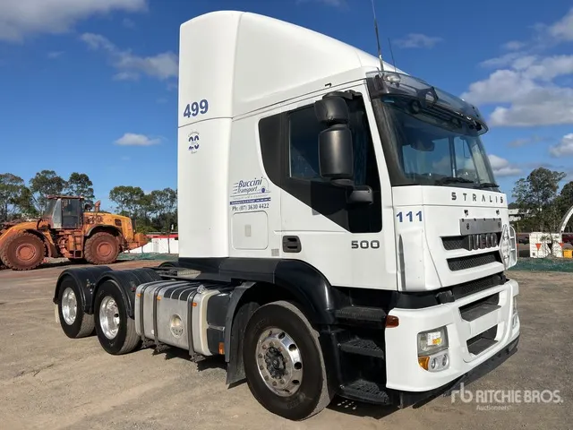2010 Iveco Stralis 500 6x4 T/A Sleeper Truck Tractor