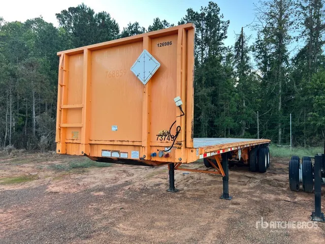2018 Great Dane 36 ft T/A Flatbed Trailer