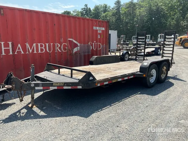 2015 Belmont SS1016-12 16 ft T/A Equipment Trailer